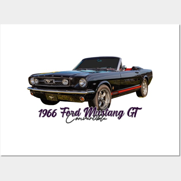 1966 Ford Mustang GT Convertible Wall Art by Gestalt Imagery